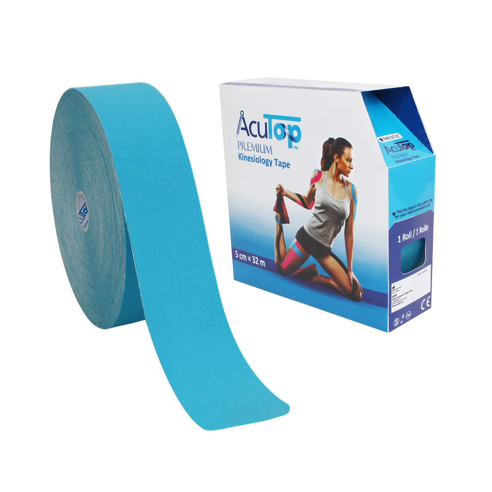 AcuTop® Premium Kinesiologitejp XXL 5 cm, blå